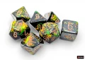 Chessex Brush Polyhedral Deep Forest/gold 7-Die Set