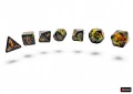 Chessex Brush Polyhedral Deep Forest/gold 7-Die Set