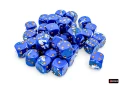 Chessex Brush Wavebreak/gold 12mm d6 Dice Block (36 dice)