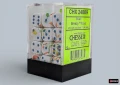 Chessex Brush Breezy/blue 12mm d6 Dice Block (36 dice)