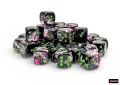 Chessex Brush Paintball/green 12mm d6 Dice Block (36 dice)