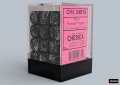 Chessex Brush Paintball/green 12mm d6 Dice Block (36 dice)