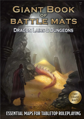 A Giant Book of Battle Mats - Dragon Lairs & Dungeons
