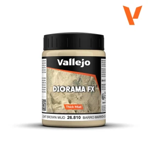 Vallejo Diorama FX - Light Brown Thick Mud 26.810 200ml. 
