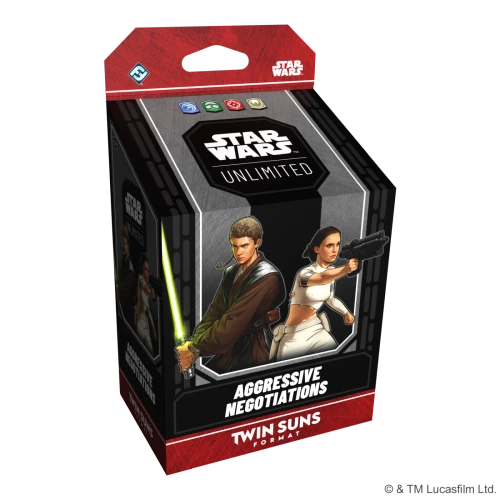 Star Wars: Unlimited - Twin Suns Format - Aggressive Negotiations - Anakin & Padme