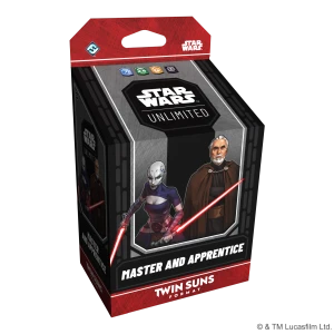 Star Wars: Unlimited - Twin Suns Format - Master and Apprentice - Dooku and Asajj