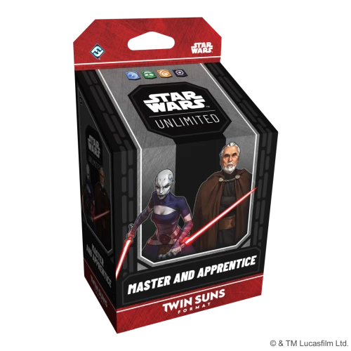 Star Wars: Unlimited - Twin Suns Format - Master and Apprentice - Dooku and Asajj