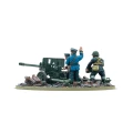 ZiS-3 Divisional Gun with Soviet Naval Brigade Crew