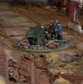 ZiS-3 Divisional Gun with Soviet Naval Brigade Crew