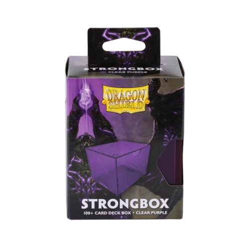 Dragon shield - Strongbox Clear  Purple