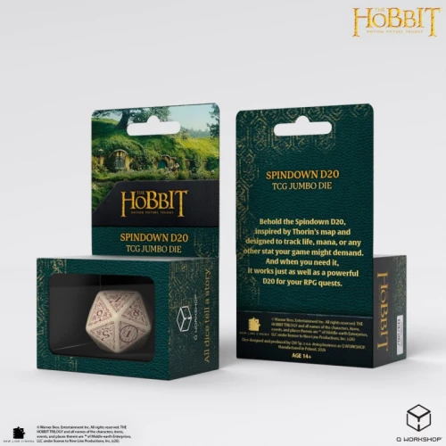 Hobbit Spindown K20 - Kość TCG Jumbo: Terra
