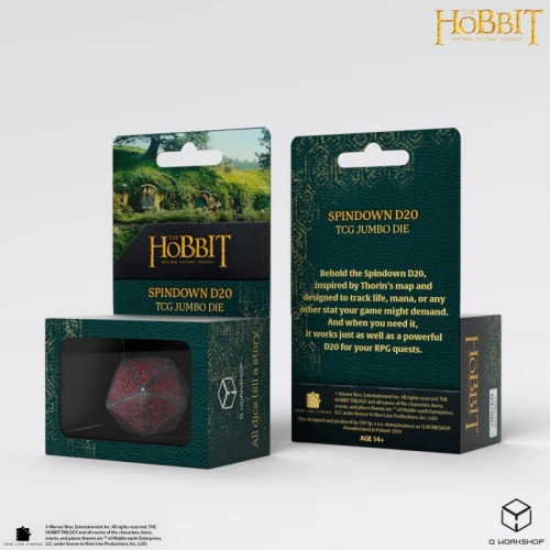Hobbit Spindown K20 - Kość TCG Jumbo: Lunaris