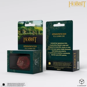 Hobbit Spindown K20 - Kość TCG Jumbo: Ember