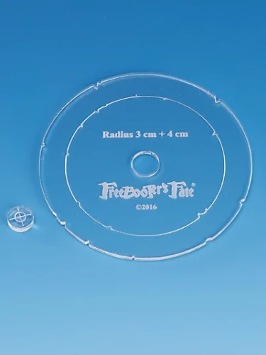High-Angle Fire Weapon Template, 4 cm radius