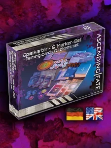 Ascending Fate Gaming Cards & Tokens Set