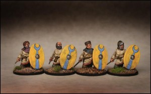 Saga: Late Roman Unarmoured Infantry Kneeling