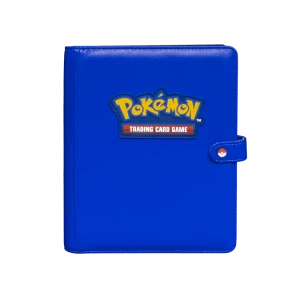  Premium Blue 4-Pocket Snap Binder for Pokémon