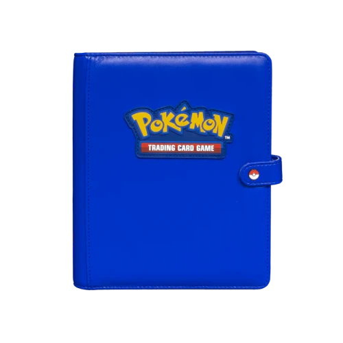  Premium Blue 4-Pocket Snap Binder for Pokémon
