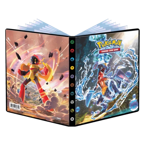 Scarlet and Violet Tera Type Garchomp and Armarouge 4-Pocket Portfolio for Pokémon