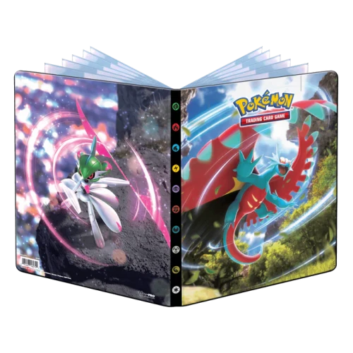 Scarlet and Violet Roaring Moon and Iron Valiant 9-Pocket Portfolio for Pokémon