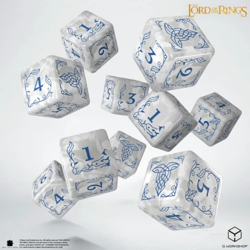 Władca Pierścieni. Zestaw Kości: Rivendell 10xK6 - Kamień