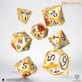 Władca Pierścieni. Zestaw Kości Full Art Dice®: Powiernicy Pierścienia - Whitefire Radiance