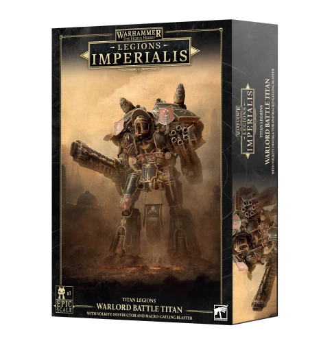 Legions Imperialis: Warlord Titan with Volkite Destructor and Macro-Gatling Blaster