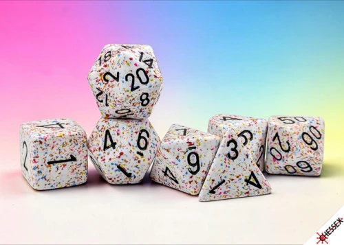 Speckled Birthday Polyhedral 7-Dice Set