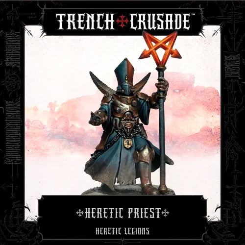 Heretic Legions Heretic Priest with Polearm, Knife