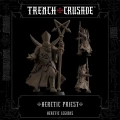 Heretic Legions Heretic Priest with Polearm, Knife