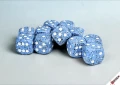 Speckled Ocean Stone - zestaw kości k6 16mm (12 kości)