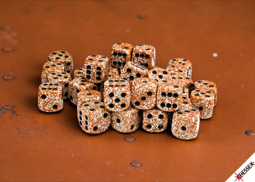Speckled Rust - zestaw kości k6 12mm (36 kości)