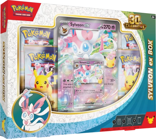 Pokémon TCG: 30th Celebration - Ex Box - Sylveon ex