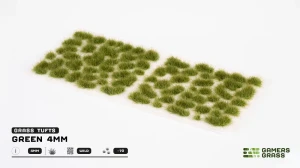 Gamers Grass: Green Tuft (4mm) - wild