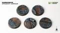 Gamers Grass: Spaceship Corridor Bases, Round 40mm 