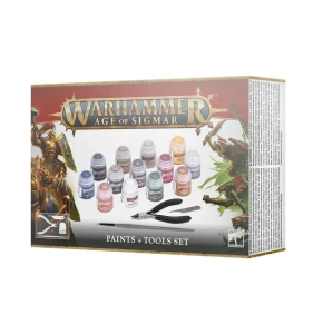 Warhammer Age of Sigmar: Paints + Tools Set