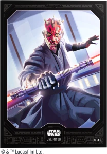 Gamegenic: Star Wars Unlimited Card Game - Premium Art Sleeves - Darth Maul