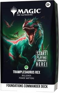 Magic the Gathering: Foundations - Commander Deck - Tramplesaurus Rex
