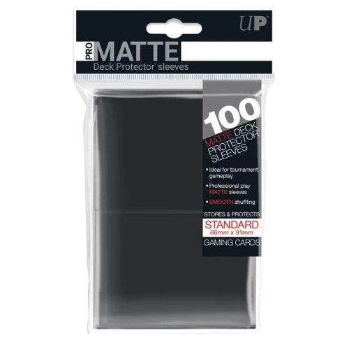 Ultra Pro Deck Protector: Pro-Matte Czarne 100 szt.