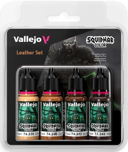 Leather Set - Squidmar Color - Vallejo: 74.309