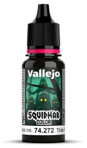Pitch Black Ink 18 ml - Squidmar Color - Vallejo: 74.272