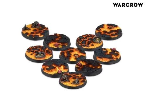 30mm Red Caps Scenery Bases, Alpha Series