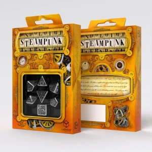 Kości RPG Metalowe Steampunk
