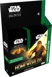  Star Wars: Unlimited: Homeworlds - Carbonite Booster Display