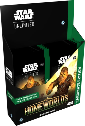 Star Wars: Unlimited: Homeworlds - Carbonite Booster Display
