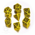 Kości Celtyckie 3D Żółto-czarny