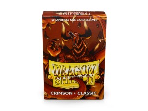 Dragon Shield Japanese (59x86mm) Card Sleeves - Classic Crimson (60 Sleeves)