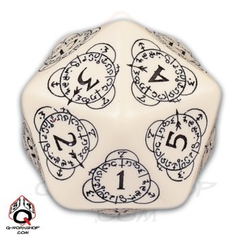 K20 Beżowo-czarna Licznik Poziomów Do Gier Karcianych