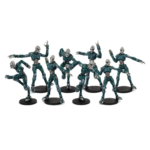 DreadBall - Pelgar Mystics Judwan Team 8 Players